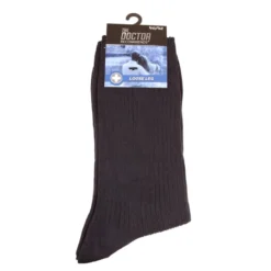 Sockor lös resår svart 3-pack stl 43-45