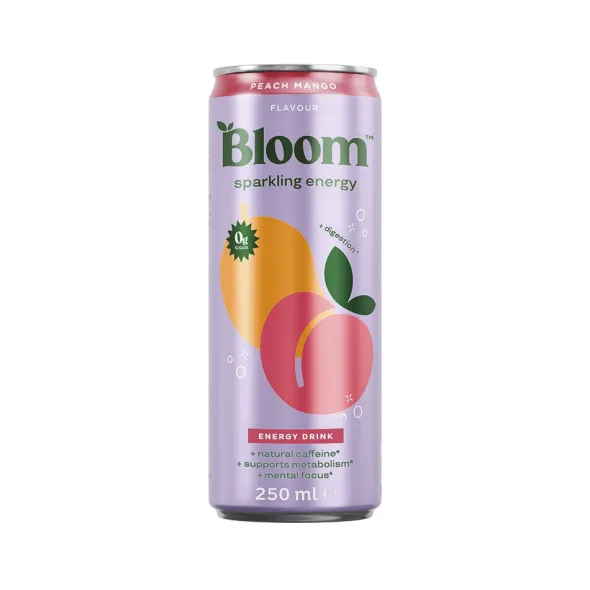 Sparkling Energy 250ml Peach Mango
