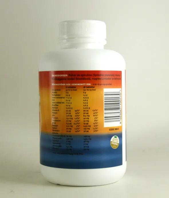 Spirulina 500 tabletter