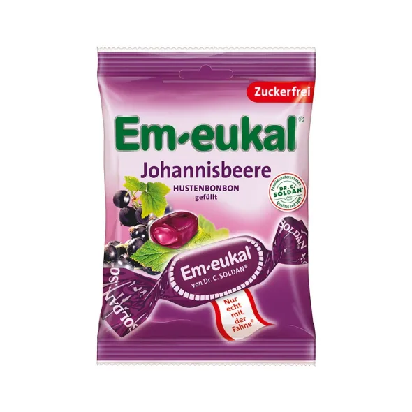 Svartvinbär Fyllda Halstabletter 75g sockerfri