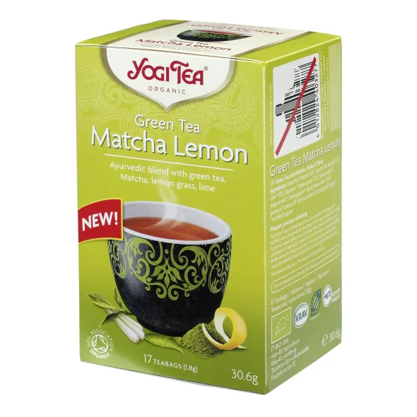 Te Green Matcha Lemon 17 påsar
