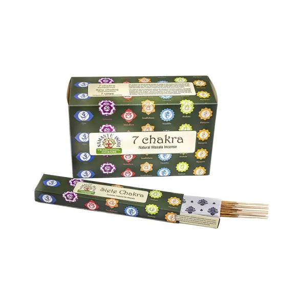 Traditionell Masala Rökelse 7 Chakra