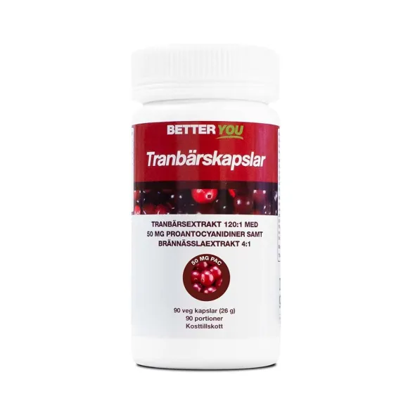 Tranbärskapslar 90 kapslar