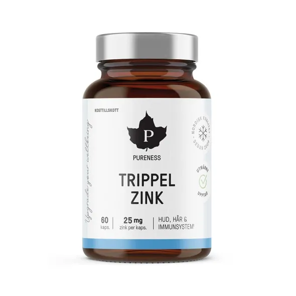 Trippel Zink 60 kapslar