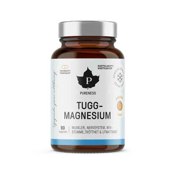 Tuggmagnesium 90 tabletter