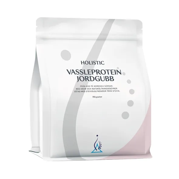 Vassleprotein jordgubb 750g
