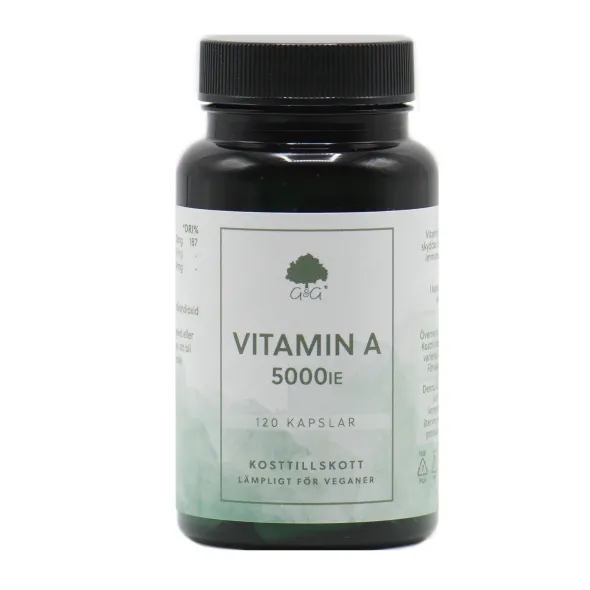 Vitamin A 5000iu 120 kapslar