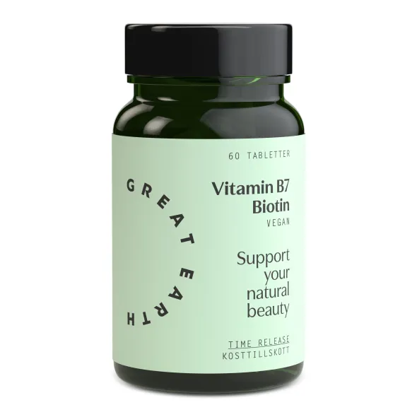 Vitamin B7 Biotin 60 tabletter