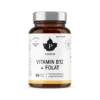 Vitamin B12 + Folat Hallon 60 kapslar