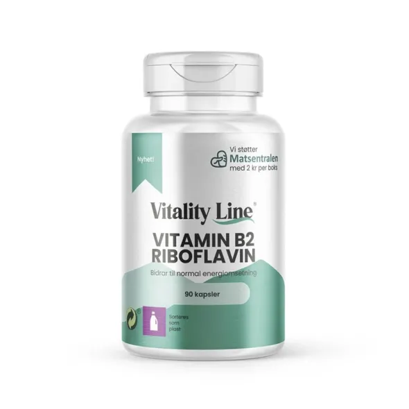 Vitamin B2 100mg 90 kapslar