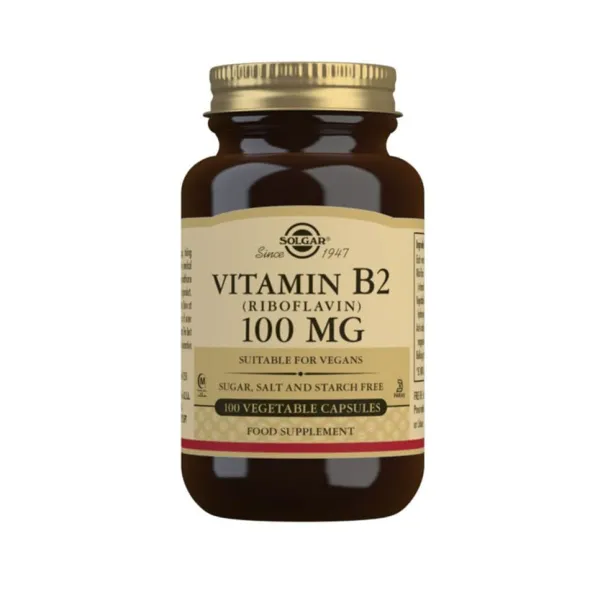 Vitamin B2 100 mg 100 kapslar