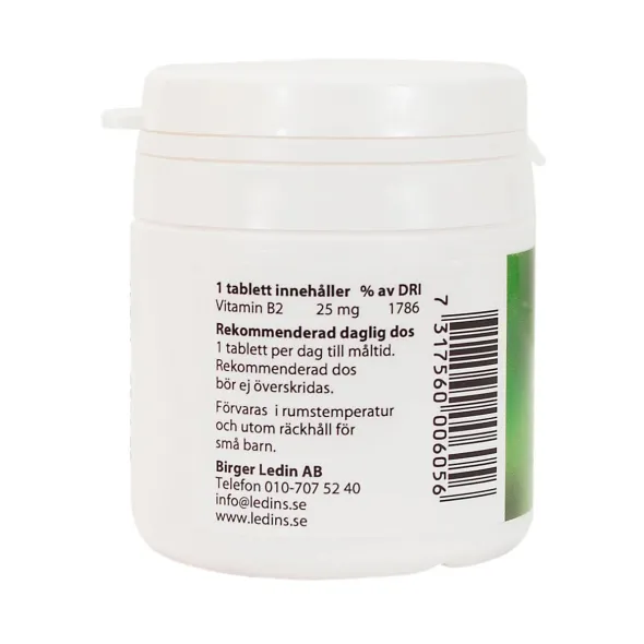 Vitamin B2 50 tabletter