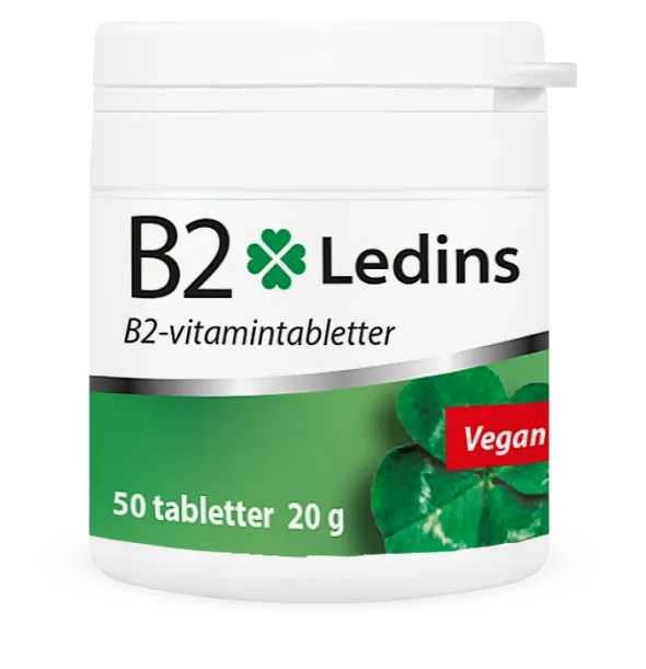 Vitamin B2 50 tabletter