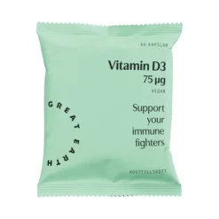 Vitamin D3 75 μg 60 kapslar refill