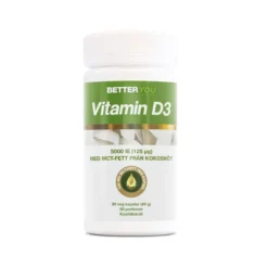 Vitamin D3 5000IE + MCT 90 kapslar