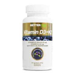 Vitamin D3+K2 60 kapslar