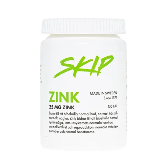 Zink 25mg 150 tabletter